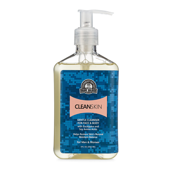 Brave Soldier Clean Skin Face Cleanser for Men and Women Moisturizing Face Wash for SensitiveOily or Dry Skin Mild Makeu