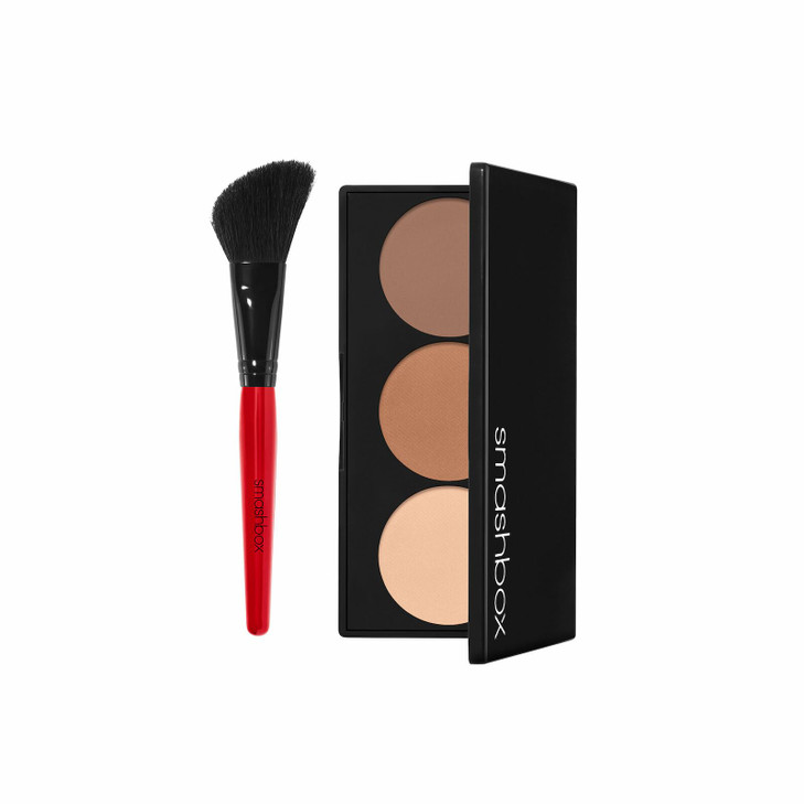 Smashbox StepByStep Contour Kit Buildable Highlight Shapes Brush 04 Ounce LightMedium