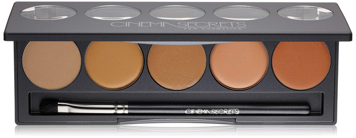 Cinema Secrets Ultimate Corrector 5in1 Palette No1 Cream Concealer for Dark Circles Blemishes Scars Color Correct Contou