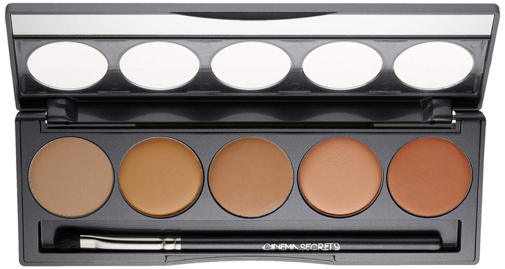 Cinema Secrets Ultimate Corrector 5in1 Palette No1 Cream Concealer for Dark Circles Blemishes Scars Color Correct Contou