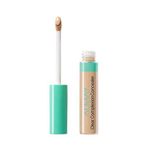 Almay Clear Complexion Acne Blemish Spot Treatment Concealer Makeup with Salicylic Acid Lightweight Full Coverage Hypoal