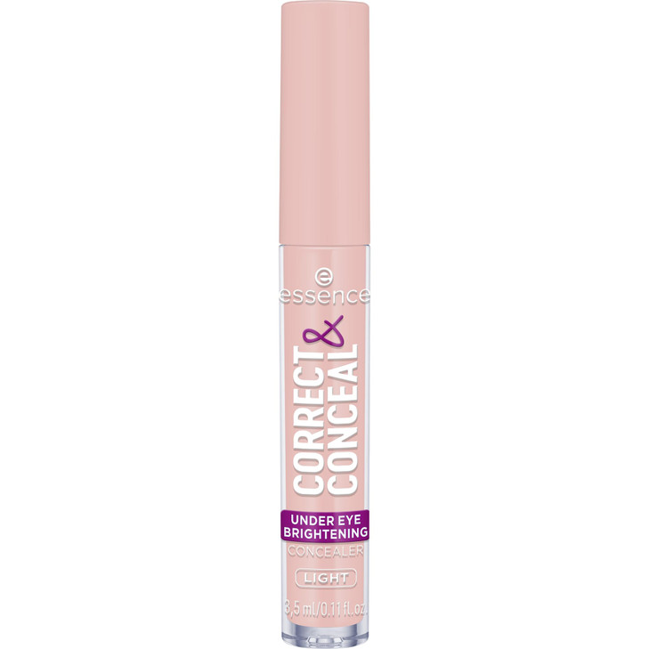 essence Correct Conceal Under Eye Brightening Concealer Easy Application Lightweight Buildable Infused with Aloe Vera Ve