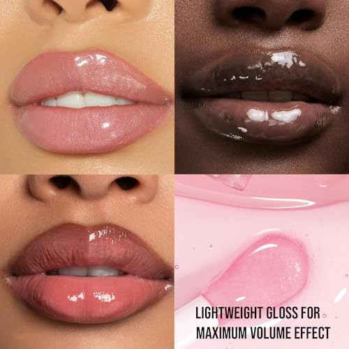 Tintark Lip Plumper Gloss 2 PCS, Natural Lips Plump Plumping Lip Oil, Lip Treatment for Dry Cracked Lips Reduces Lip Lines, Piña Colada Lips Plumpers