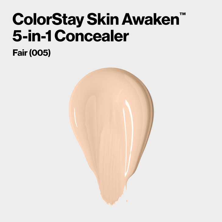 Revlon ColorStay Skin Awaken 5in1 Concealer Lightweight Creamy Longlasting Face Makeup with Caffeine Vitamin C For Imper