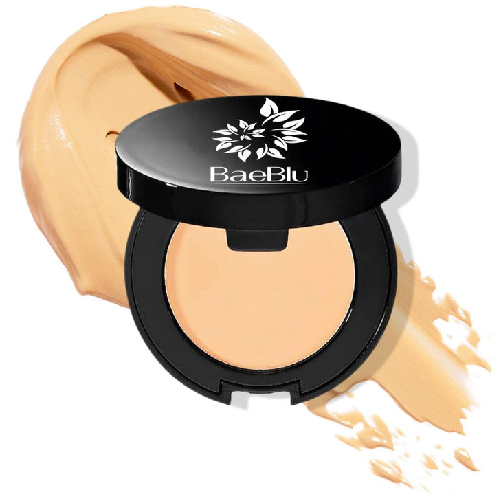 BaeBlu Organic Concealer FULL Coverage Cover Up 100 Natural Made in USA Tropical