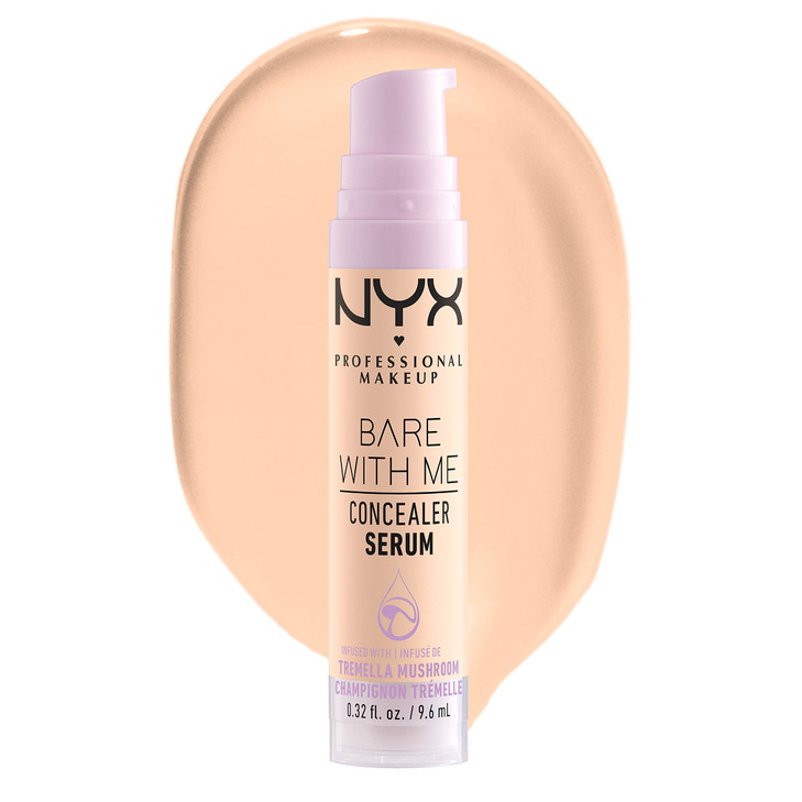 NYX PROFESSIONAL MAKEUP Bare With Me Concealer Serum Concealer Makeup For Up To 24Hr Hydration Fair