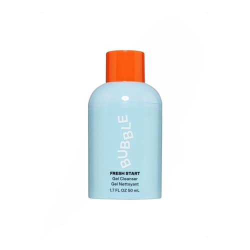 Bubble Skincare Fresh Start Gel Cleanser Gentle Exfoliating Face Wash for Oily Skin Formulated with Aloe Vera Juice Caff