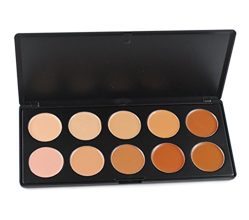 10 Colors Hydrating Cream Concealer Palette Pure Vie Long Lasting Full Coverage Correcting Concealer Palette Foundation