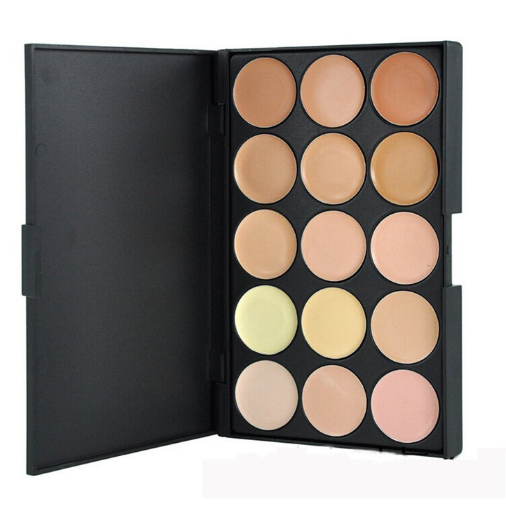 15 Colors Hydrating Cream Concealer Palette Pure Vie Long Lasting Full Coverage Correcting Concealer Palette Foundation