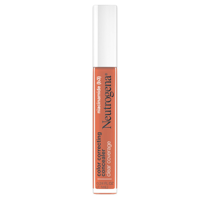 Neutrogena Clear Coverage Color Correcting Concealer Makeup Lightweight Concealer with Niacinamide for Dark Spots Oil Fr