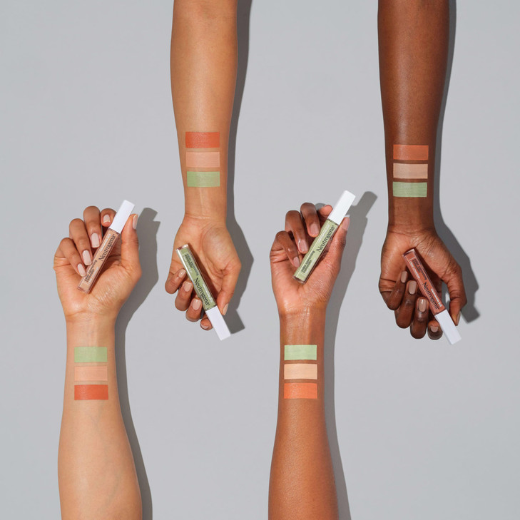 Neutrogena Clear Coverage Color Correcting Lightweight Face Concealer Makeup with Niacinamide Green Pigment to Help Redu