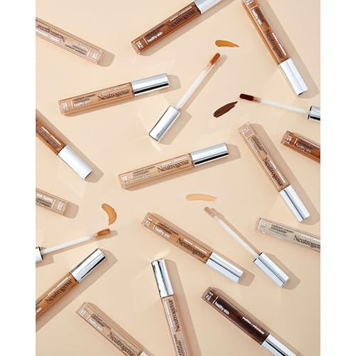Neutrogena Healthy Skin Radiant Brightening Cream Concealer with Peptides Vitamin E Antioxidant Lightweight Perfecting C