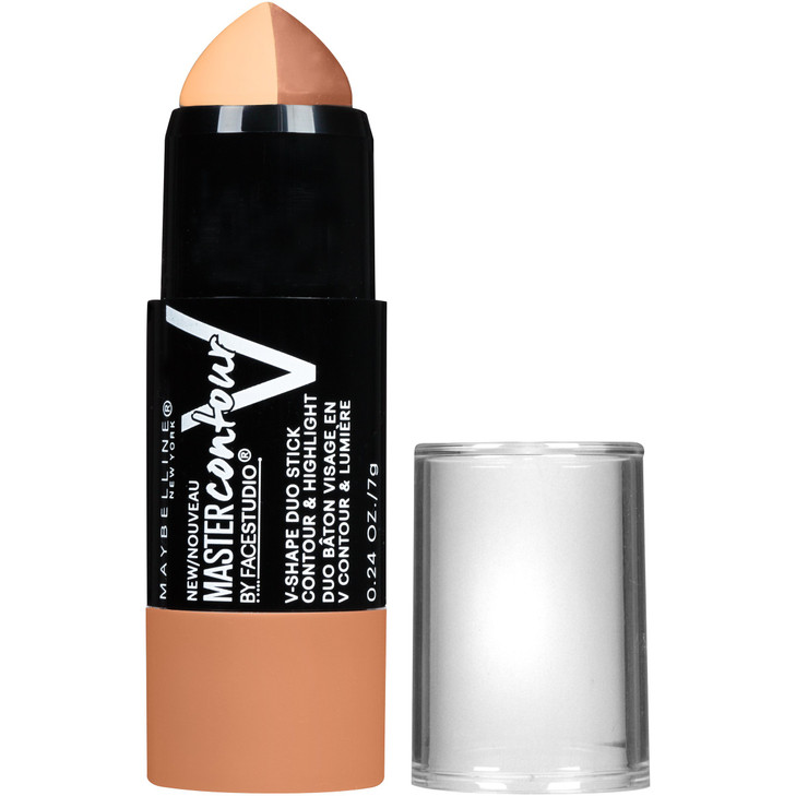 Maybelline New York Makeup Facestudio Master Contour VShape Duo Stick Medium Shade Contour Stick 024 oz
