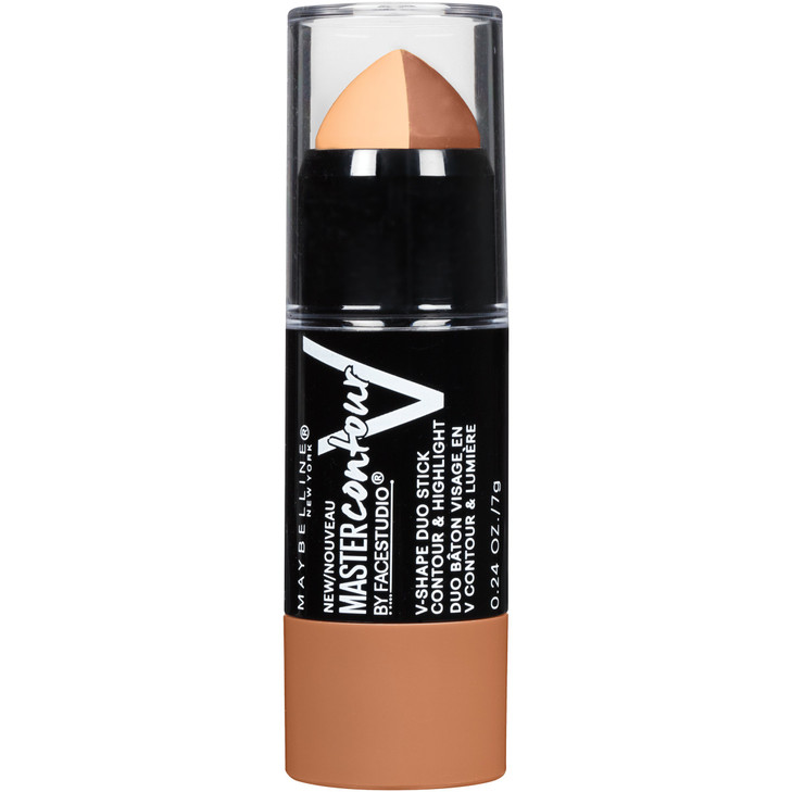 Maybelline New York Makeup Facestudio Master Contour VShape Duo Stick Medium Shade Contour Stick 024 oz