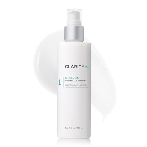 ClarityRx CResults Vitamin C Facial Cleanser Natural PlantBased Brightening Face Wash with Lactic Acid 6 fl oz