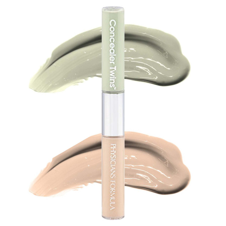 Physicians Formula Cream DualEnded Concealer Stick GreenLight Neutralizing Dark Circles Scars Blemishes Eyes