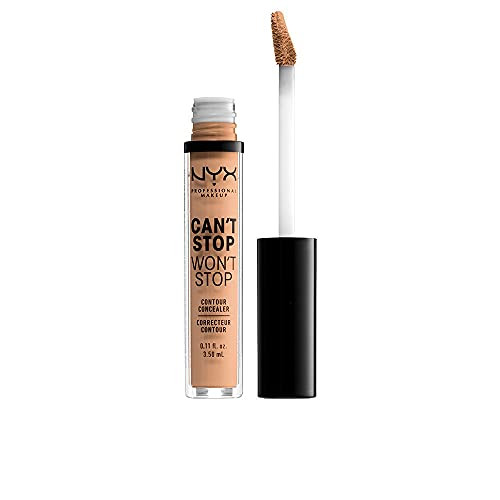 NYX PROFESSIONAL MAKEUP Cant Stop Wont Stop Contour Concealer 24h Full Coverage Matte Finish Medium Olive