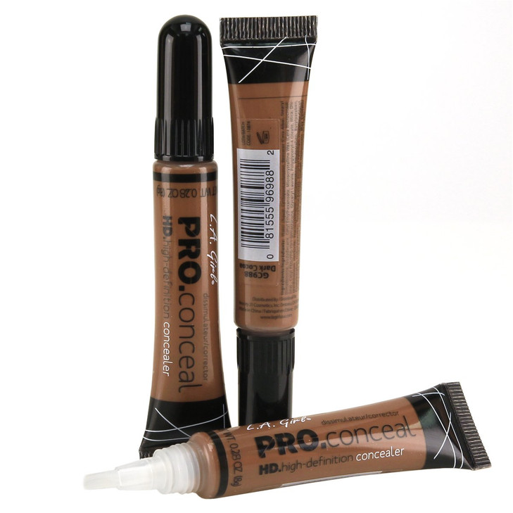 All 24 Colors La Girl Hd Pro Conceal High Definition Concealer Gc988dark Cocoa