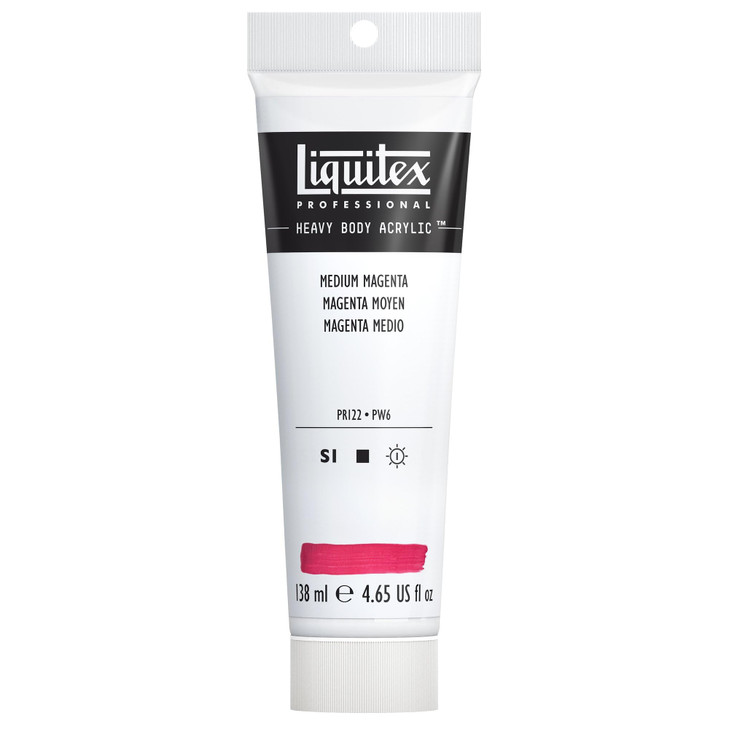 Liquitex Professional Heavy Body Acrylic Paint 465oz 138ml Tube Medium Magenta