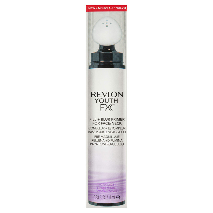 REVLON Fill Blur Primer 033 Fl Oz White Liquid Lightweight Hydrating Universal Shade for All Skin Tones FaceNeck