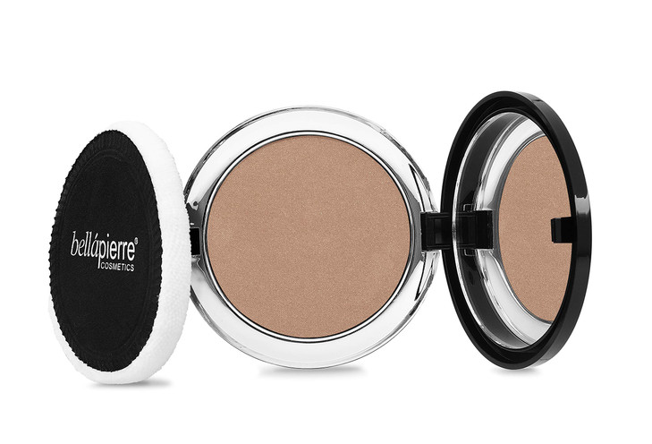 bellapierre Compact Mineral Bronzer Beautifully Warms for a Sun Kissed Glow Infused with Nourishing Jojoba NonToxic Para