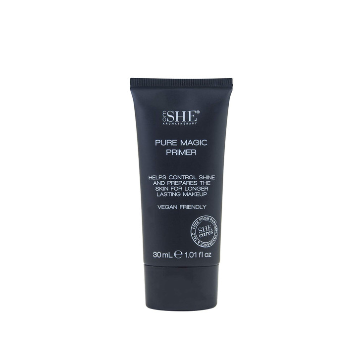 OM SHE Aromatherapy Pure Magic Primer Minimizes the appearance of pores helps control shine and prepares the skin for lo