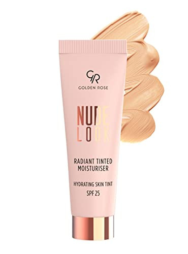 Golden Rose Nude Tinted Moisturizer For Face Tone Smart Sunscreen SPF 25 FAIR TINT