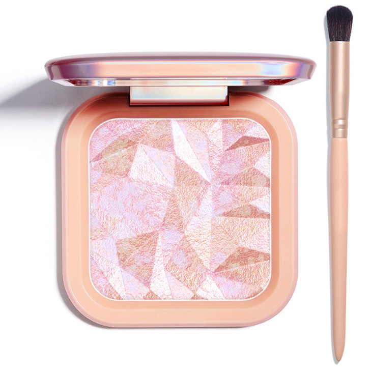 LSxia Highlighter Makeup Palette Shimmer Contour Palette Powder for Brighten Face Contour Gold Cheek Highlight Makeup Lo