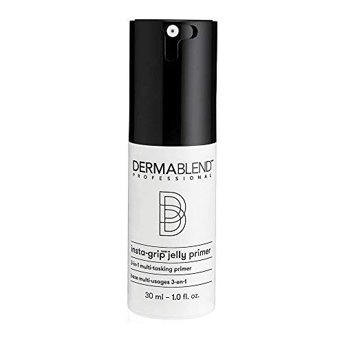 Dermablend InstaGrip Jelly Primer Face Makeup SiliconeFree Face Primer for Dry Skin Pore Minimizing with 24HR Wear 10 Fl