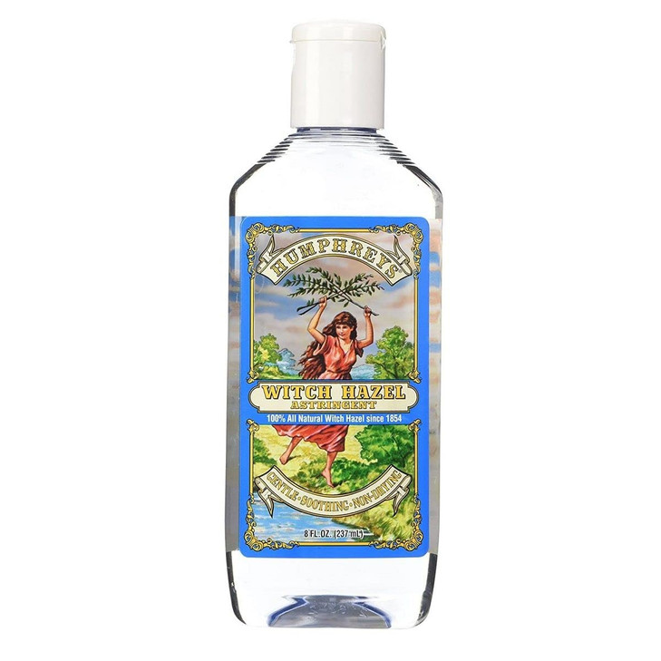 Humphreys Homeopathic Remedies Witch Hazel Astringent Gentle 8 oz