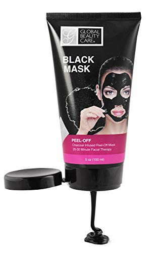Global Beauty Care 5 oz 150 ml Black PeelOff Mask Charcoal Infused PeelOff Mask