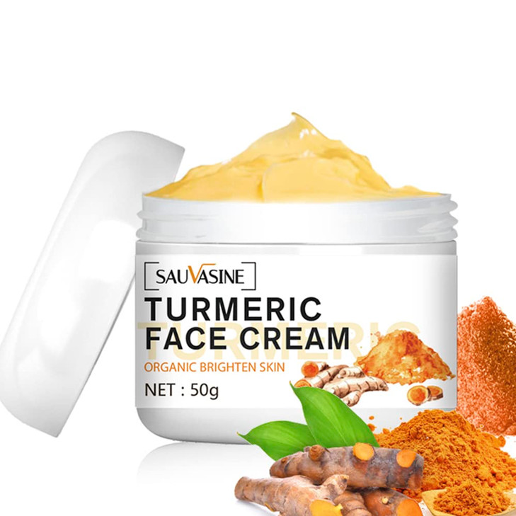 Lanthome Turmeric Face Cream for Face Care AntiAging Cream Brightening Face Moisturizer CreamSkin RepairTurmeric Moistur