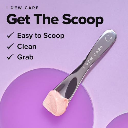 I DEW CARE Skincare Multifunctional Applicator Get The Scoop Stainless Steel Makeup Spatula Spoon Beauty Mini Spoon Tool