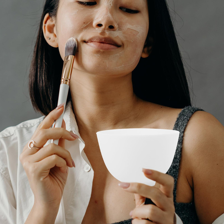 ARTIBETTER 3Pcs Silicone Facial Mask Mixing Bowls Soft NonToxic Cosmetic Prep Bowls for Diy Skincare and Esthetician Use
