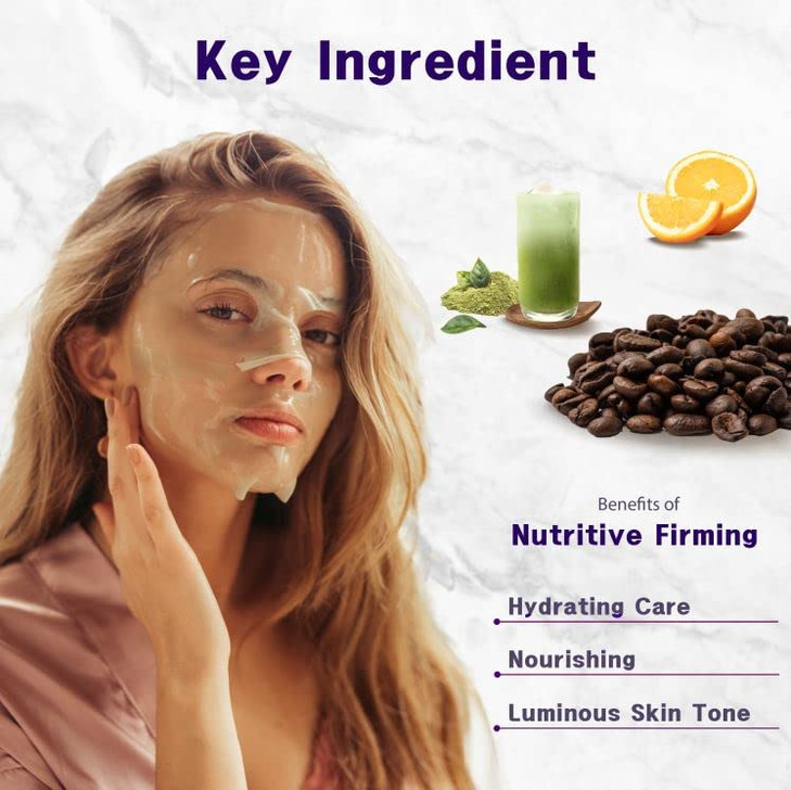 Purederm Nutritive Firming Hydro Pure Gel Mask 5 Pack Hydrogel Face Mask for Firming Elastic Skin