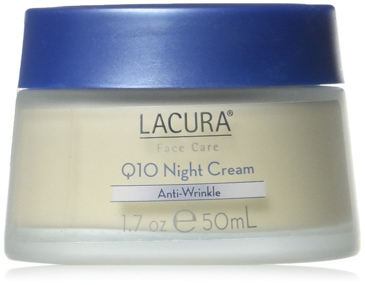 LaCura Q10 NIGHT FACE CREAM AntiWrinkle 17 oz by Chom
