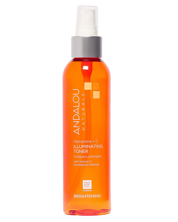 Andalou Naturals Illuminating Facial Toner Clementine Vitamin C Hydrating Face Mist Toner to Balance Refresh Skin with F