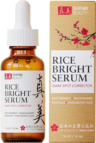 Shinbi Beauty Japanese Skincare Products Niacinamide Melasma Brightening Serum for Dark Spots Hyperpigmentation Uneven S