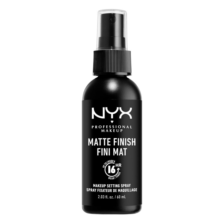 NYX PROFESSIONAL MAKEUP Makeup Setting Spray Matte Finish LongLasting Face Mist for up to 16HR Wear Vegan Formula