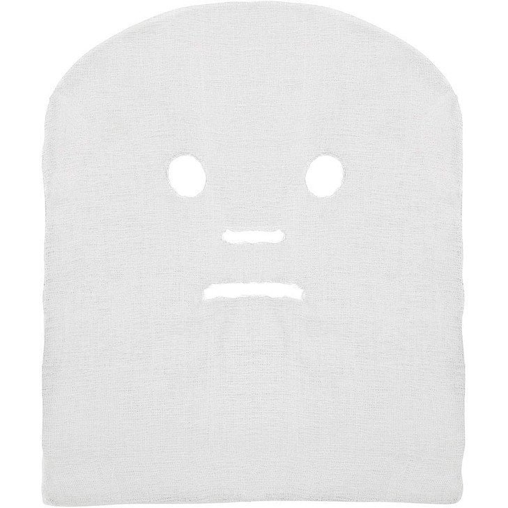 ForPro Professional Collection Precut Gauze Facial Mask 100 Cotton Gauze for High Frequency Facial Treatments and Masks
