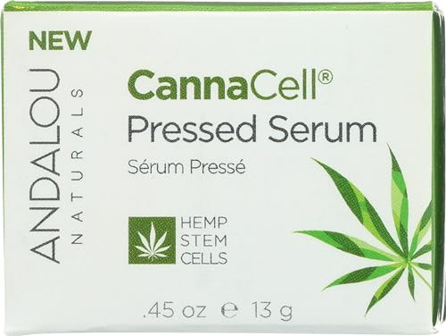 Andalou Naturals CannaCell Pressed Serum 045 Ounce