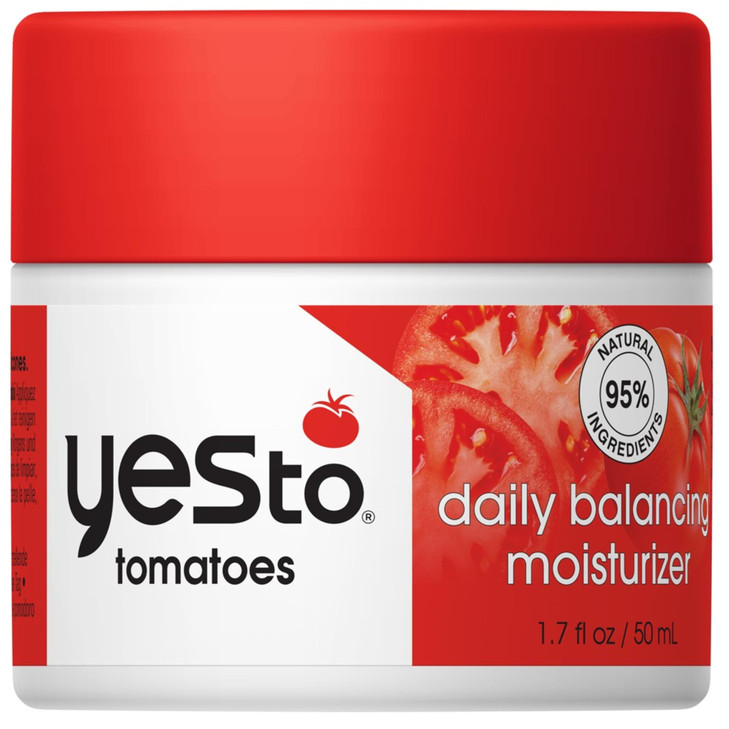 Yes To Tomatoes Daily Balancing Moisturizer BlemishFighting Enlightening Moisturizer Natural Vegan Cruelty Free 17 Fl Oz