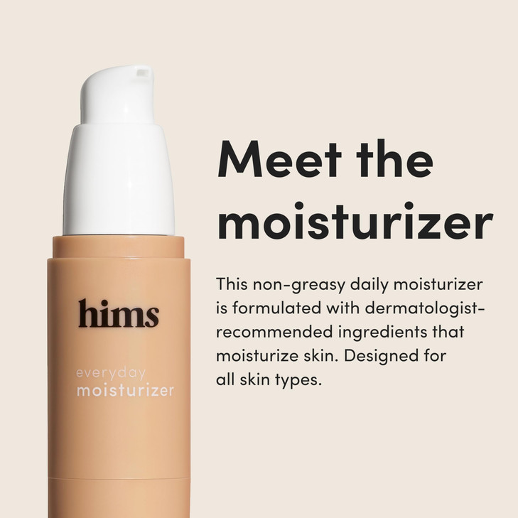 hims Everyday Moisturizer Hydrating NonGreasy Face Cream Morning Moisturizer for Healthy Skin For Every Skin Type Vegan