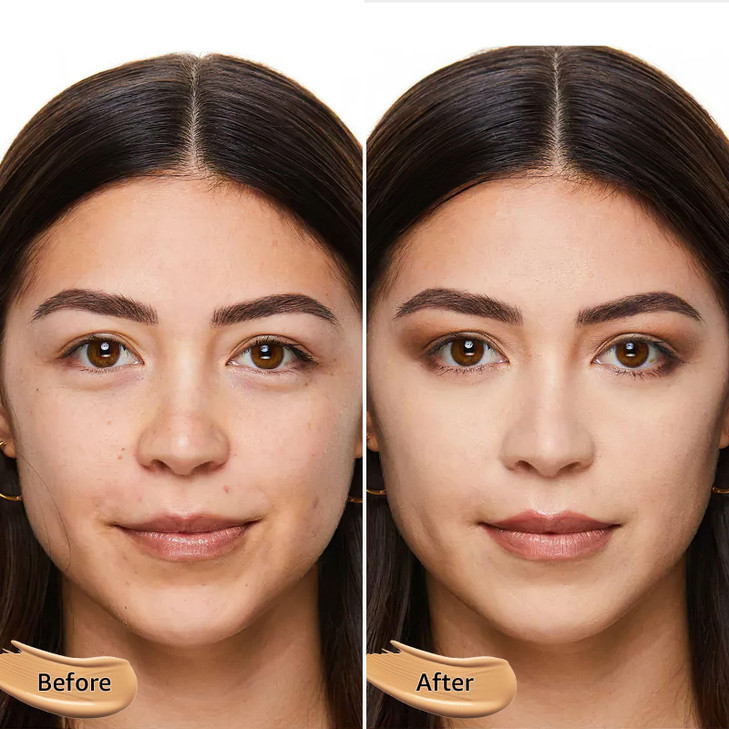 OETUIOW Mushroom Head Air Cushion CC Cream BB Cream Face Makeup Foundation for Mature Skin Moisturizing Concealer Bright