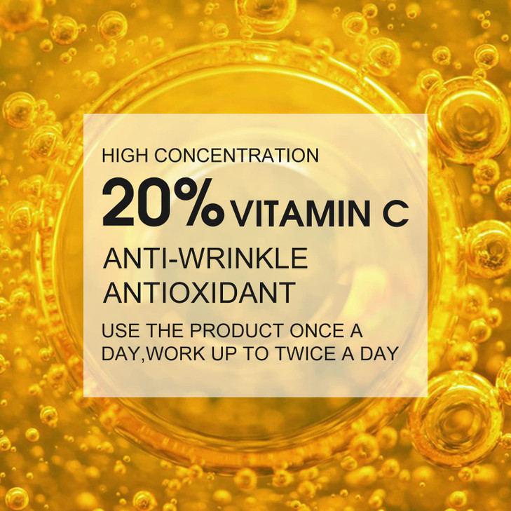 Premium 20 Vitamin C Serum For Face with Hyaluronic Acid Retinol Amino Acids Boost Skin CollagenHydrate Plump Skin Anti