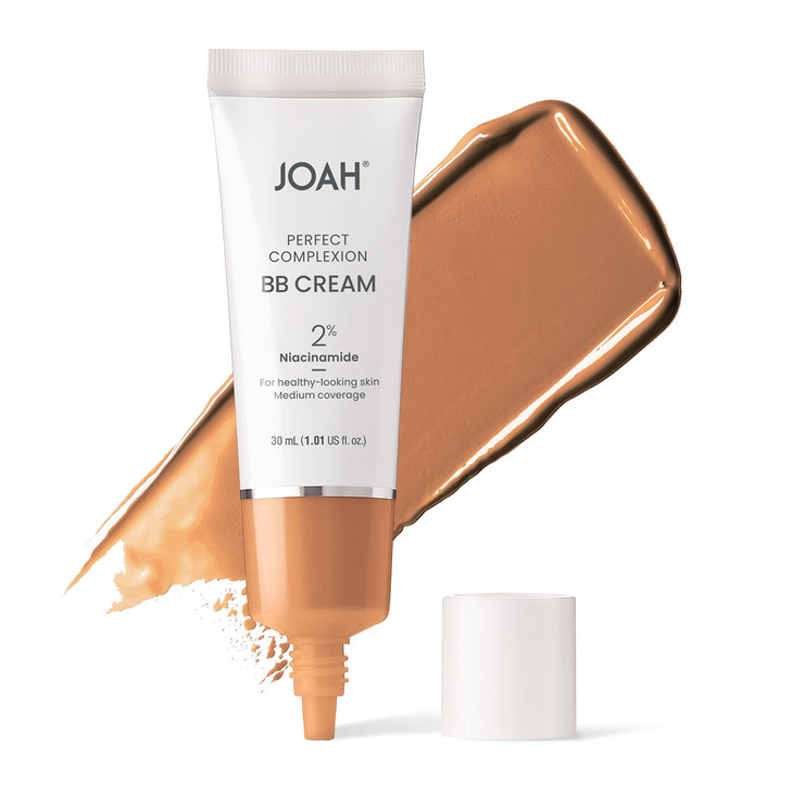 JOAH Beauty Perfect Complexion BB Cream with Hyaluronic Acid and Niaciminade Korean Makeup with Medium Buildable Coverag