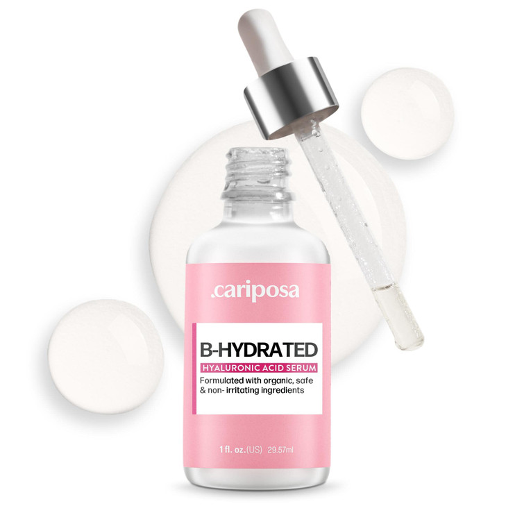 Cariposa Beauty Hyaluronic Acid Serum for Face Made From Pure Hyaluronic Acid Serum Hydrating Serum Hyaluronic Acid for