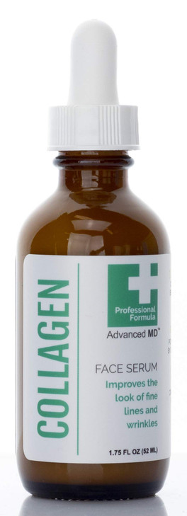 Advanced MD Collagen Face Serum Moisturizer For Wrinkles Fine Lines Professional Formula To Lift Firm By Targeting Lost