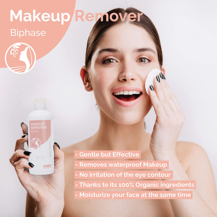 Fatimas Garden Organic Makeup Remover With Argan Rose Water 100ml