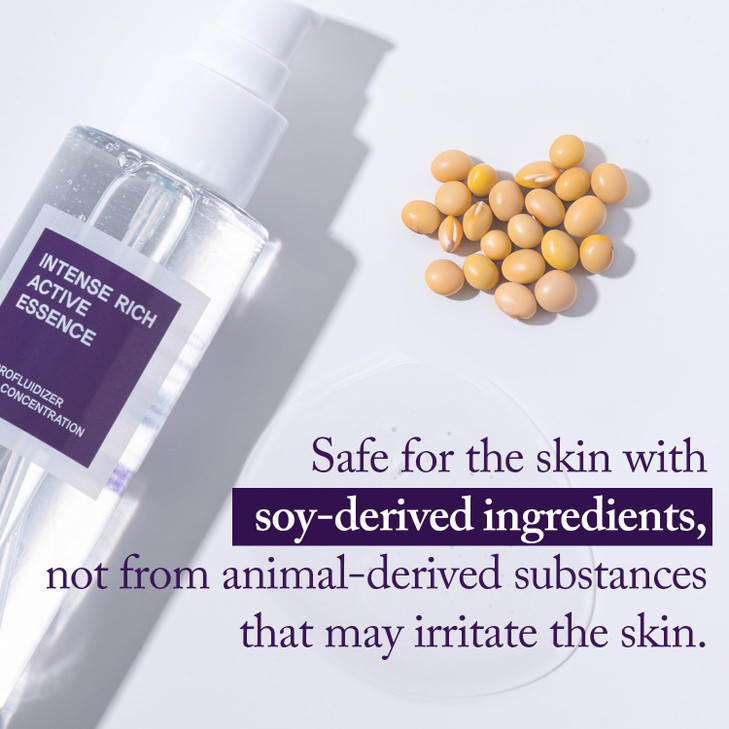 Intense Rich Active Essence 423floz Hydrating Korean Essence with Hyaluronic Acid Collagen Niacinamide for Soothing and